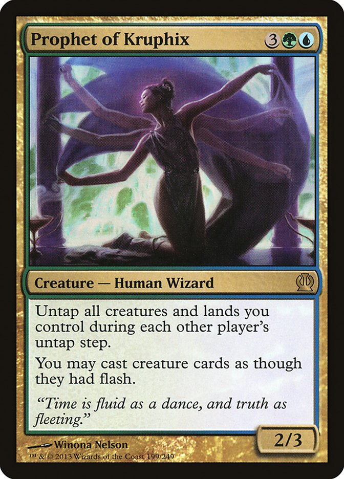 Prophet of Kruphix, Theros Card Art