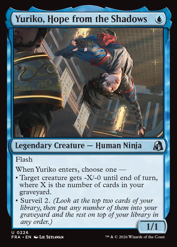 Yuriko, Hope from the Shadows, Reality Fracture Card Art