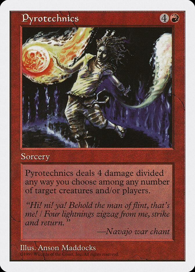 Pyrotechnics, Fifth Edition Card Art
