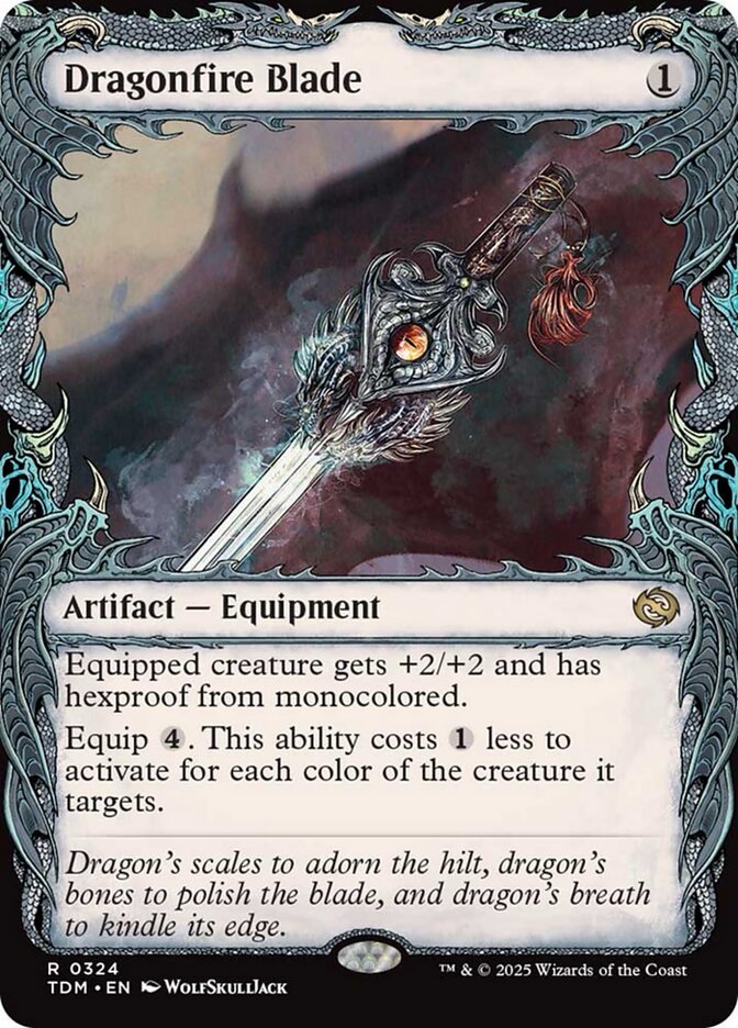 Dragonfire Blade, Tarkir: dragonstorm Card Art