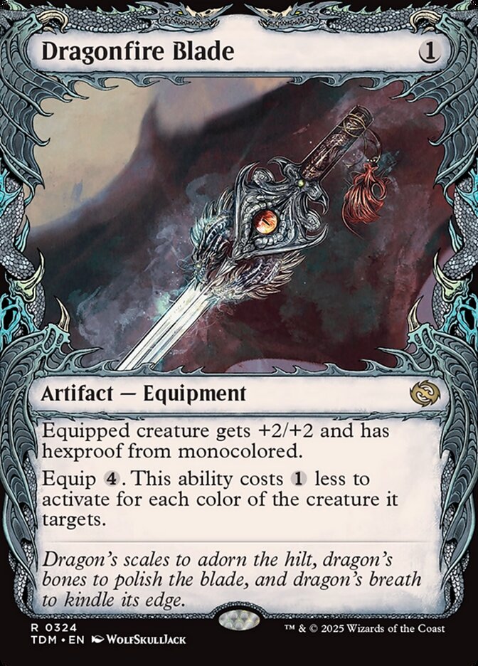 Dragonfire Blade, Tarkir: dragonstorm Card Art