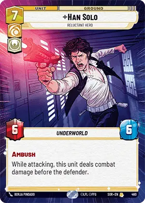 Han Solo, Reluctant Hero - Hyperspace Foil