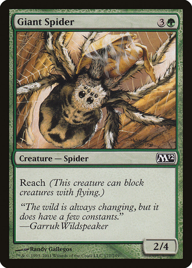 Giant Spider, Magic 2012 Card Art