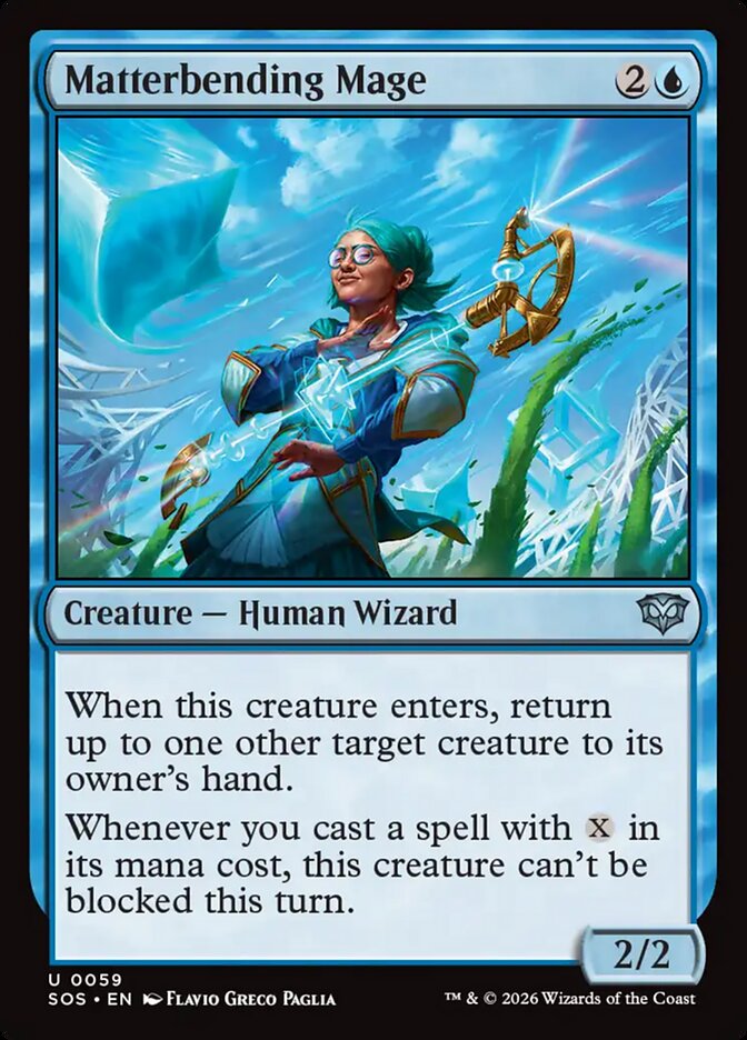 Matterbending Mage, Secrets Of Strixhaven Card Art