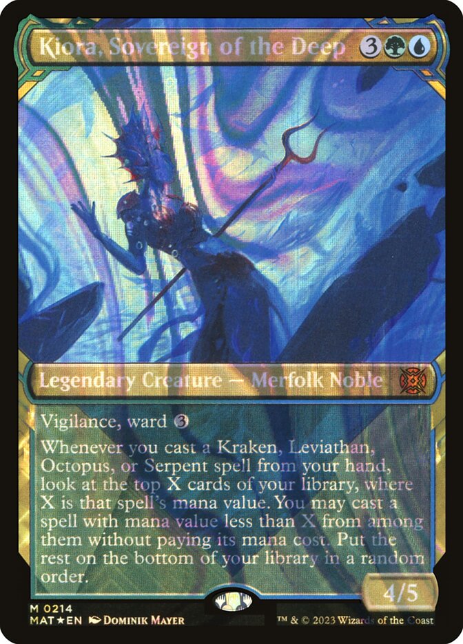 Kiora, Sovereign of the Deep - Halo Foil