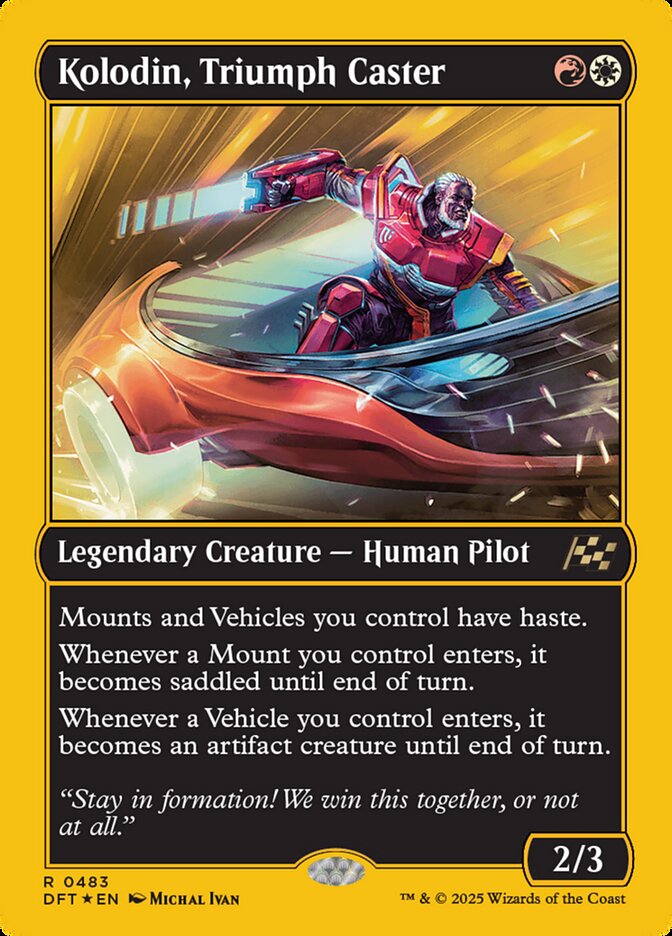 Kolodin, Triumph Caster, Aetherdrift Card Art