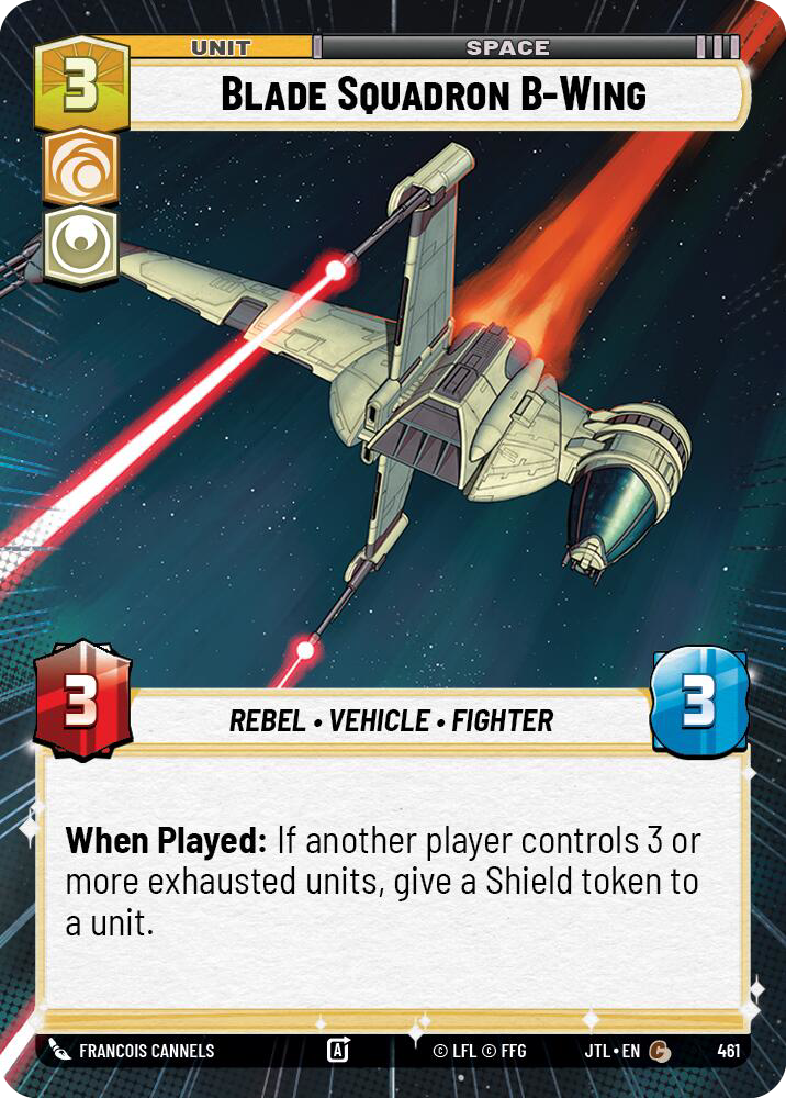 Blade Squadron B-Wing, Jump to Lightspeed Card Art
