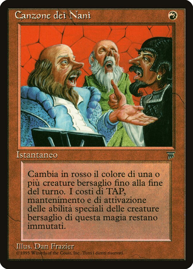 Dwarven Song, Legends Card Art