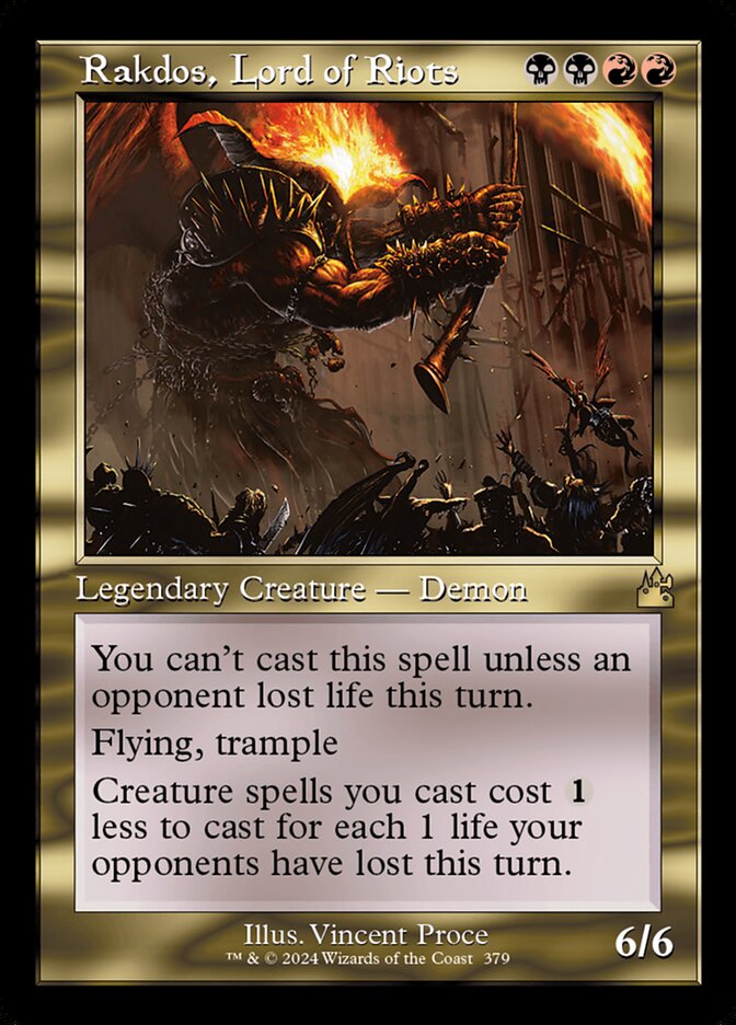 Rakdos, Lord of Riots, Ravnica Remastered Card Art
