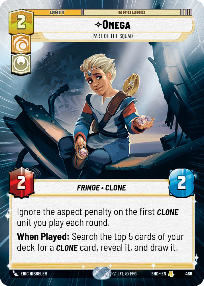 Omega, Part of the Squad - Hyperspace Foil
