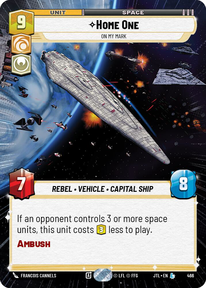 Home One, On My Mark, Jump to Lightspeed Card Art