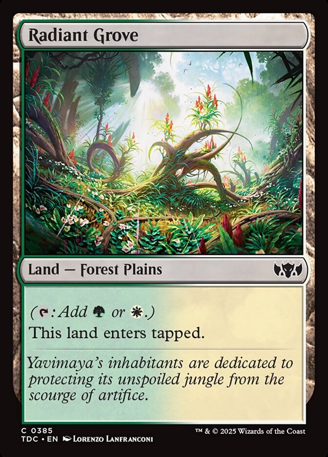 Radiant Grove, Tarkir: Dragonstorm Commander Card Art