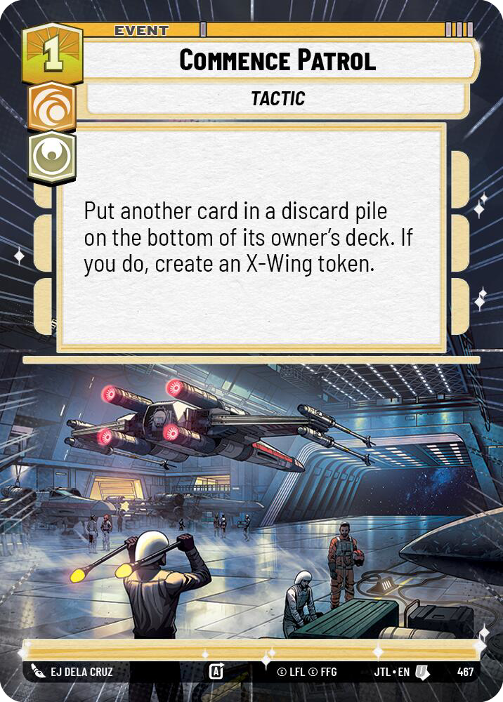 Commence Patrol, Jump to Lightspeed Card Art