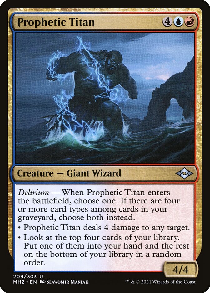 Prophetic Titan, Modern horizons 2 Card Art