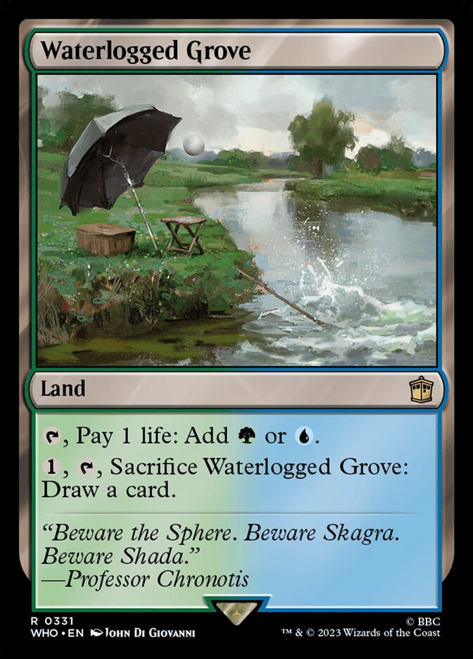 Waterlogged Grove, Doctor Who Card Art