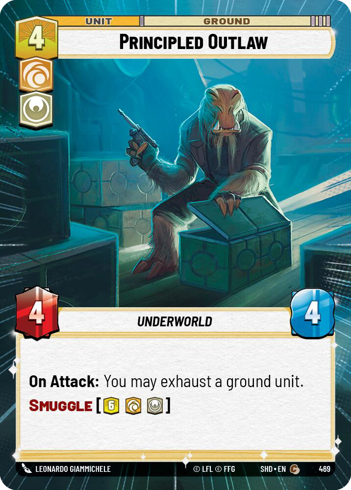 Principled Outlaw, Shadows of the Galaxy Card Art