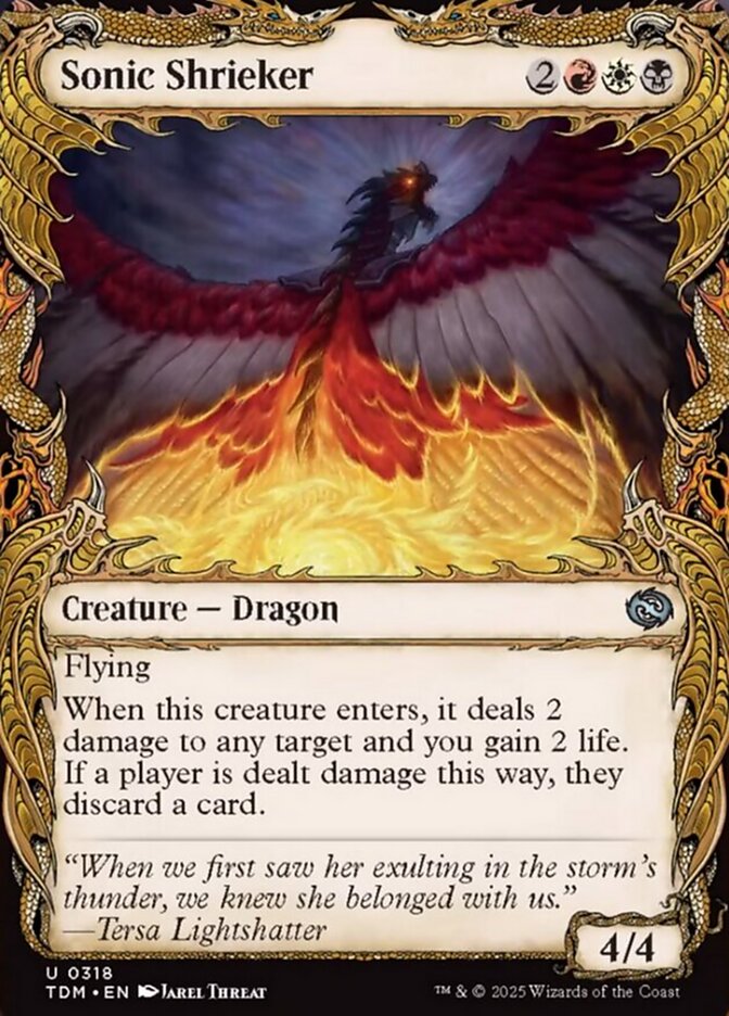 Sonic Shrieker, Tarkir: dragonstorm Card Art