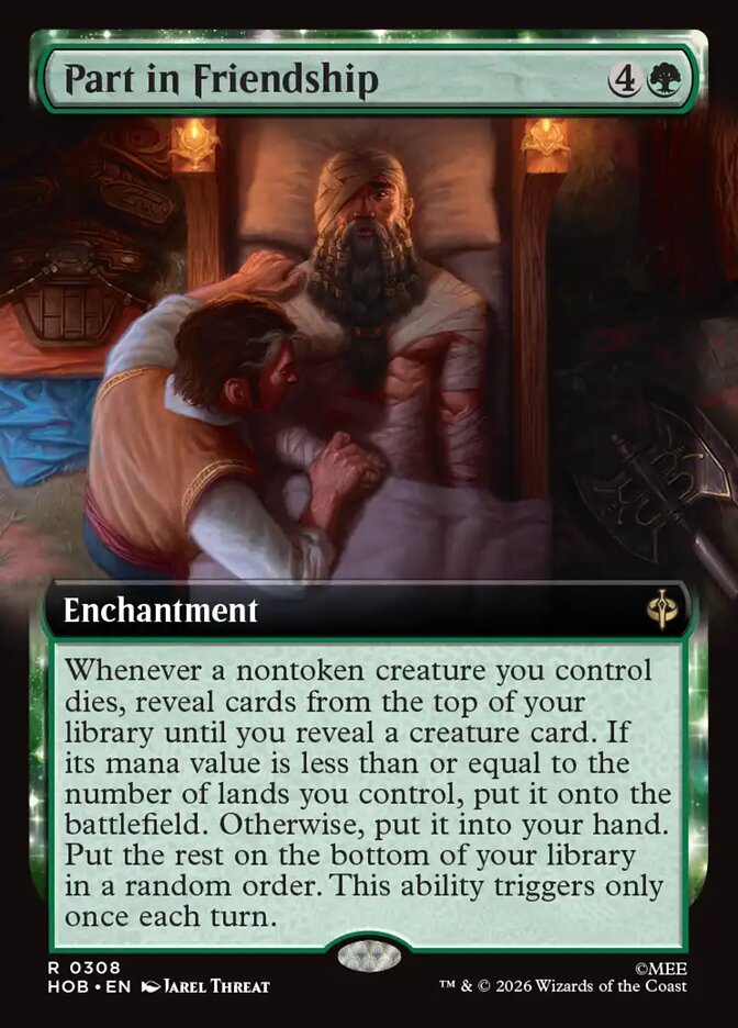 Part in Friendship, The Hobbit Card Art