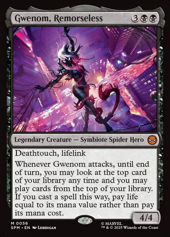 Gwenom, Remorseless, Marvel'S Spider-Man Card Art