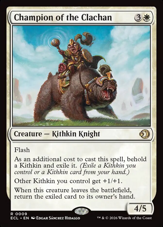Champion of the Clachan, Lorwyn Eclipsed Card Art