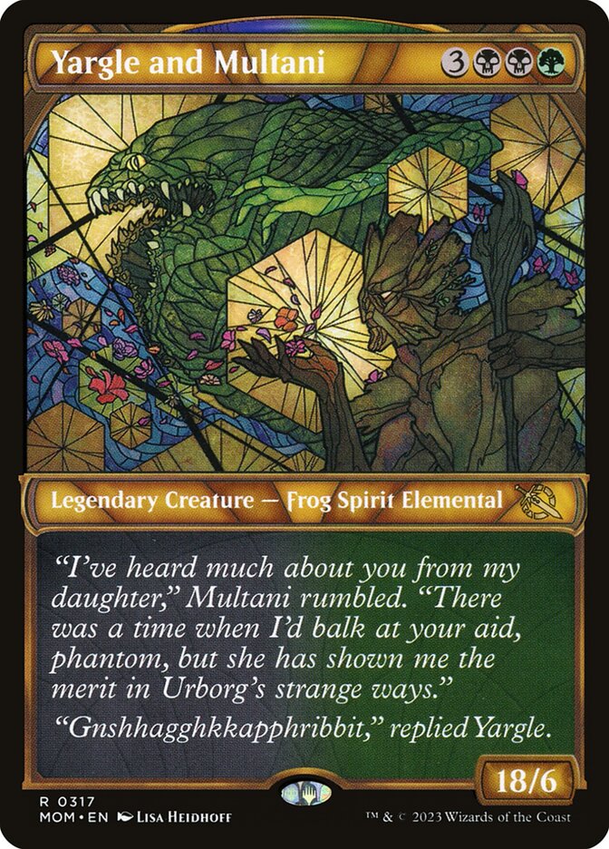 Yargle and Multani, March Of The Machine Card Art