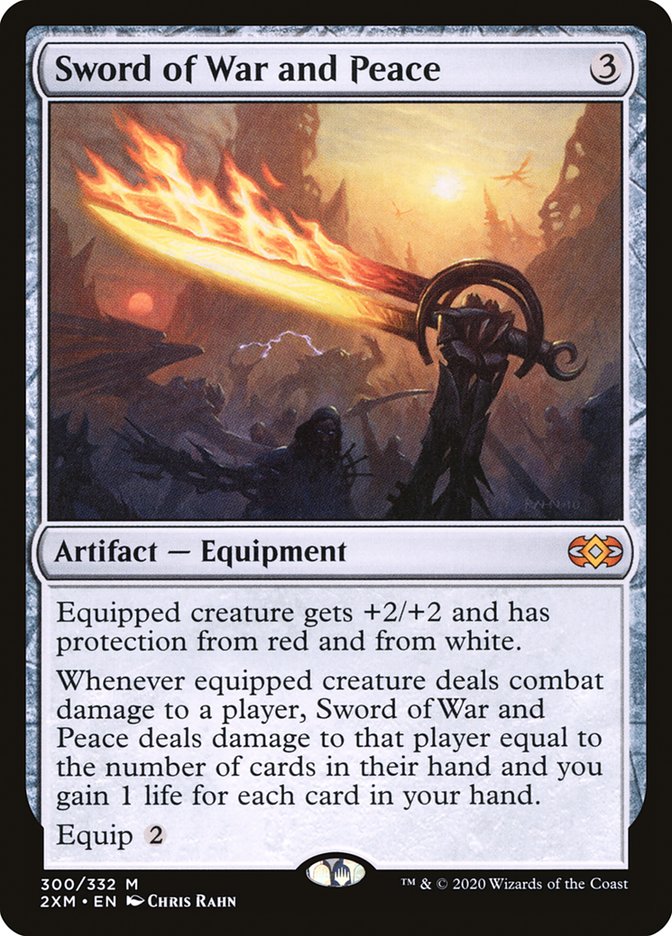 Sword of War and Peace, Double Masters Card Art