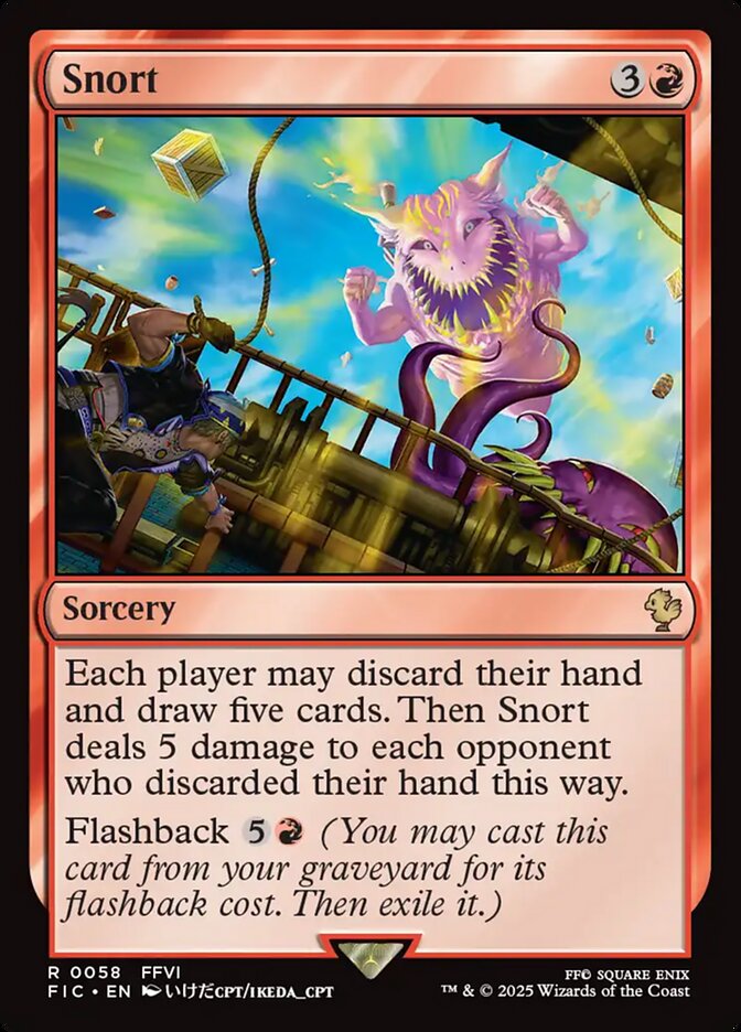 Snort, Final fantasy commander Card Art