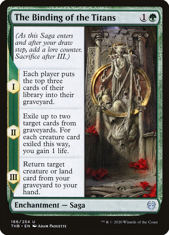 The Binding of the Titans, Theros beyond death Card Art