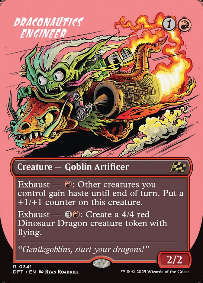 Draconautics Engineer, Aetherdrift Card Art