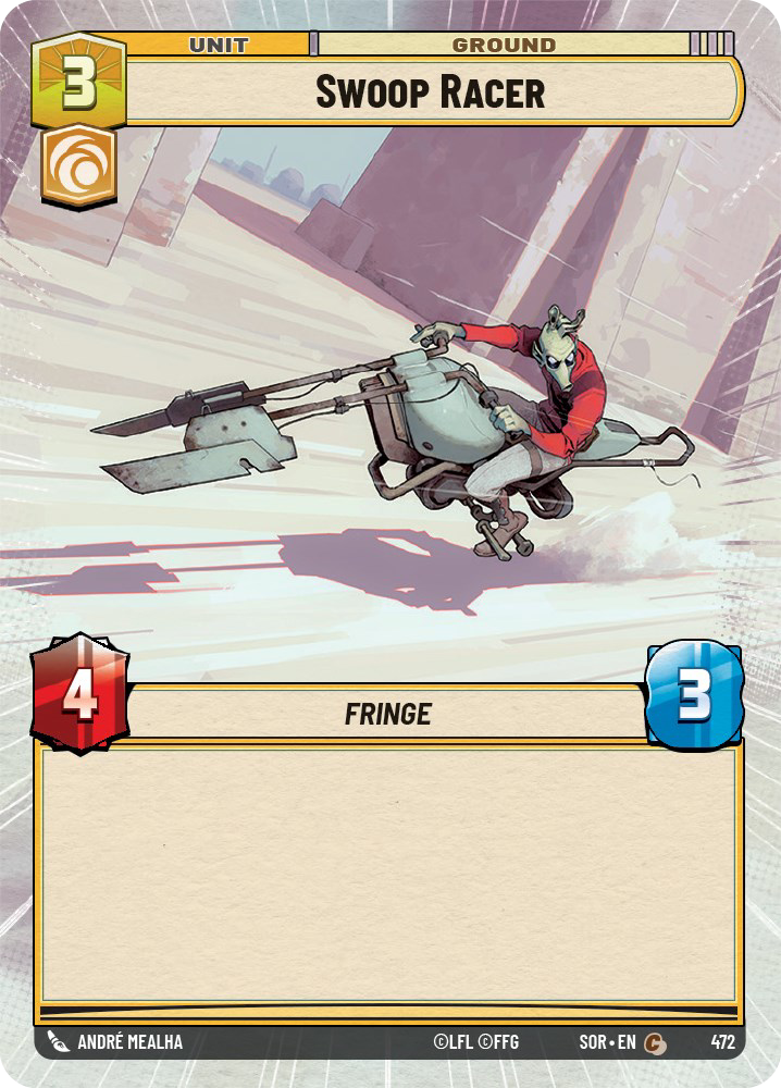Swoop Racer, Spark of Rebellion Card Art