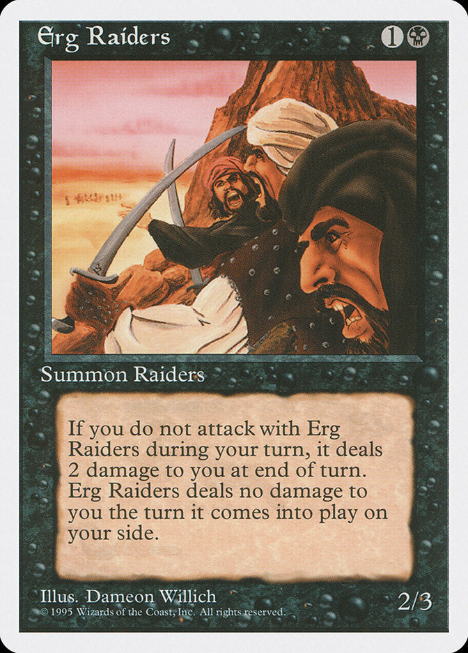 Erg Raiders, Fourth edition Card Art