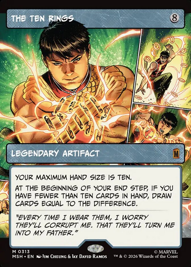 The Ten Rings, Marvel Super Heroes Card Art