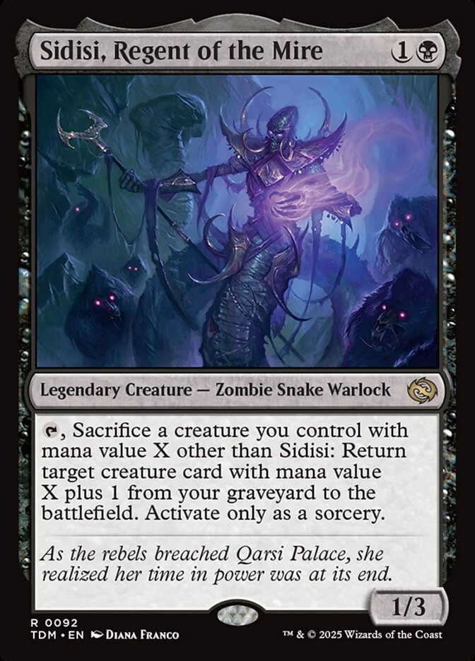 Sidisi, Regent of the Mire, Tarkir: dragonstorm Card Art