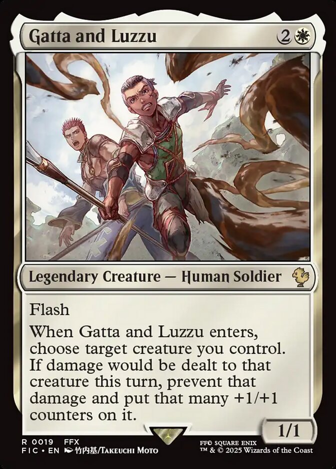 Gatta and Luzzu, Final fantasy commander Card Art