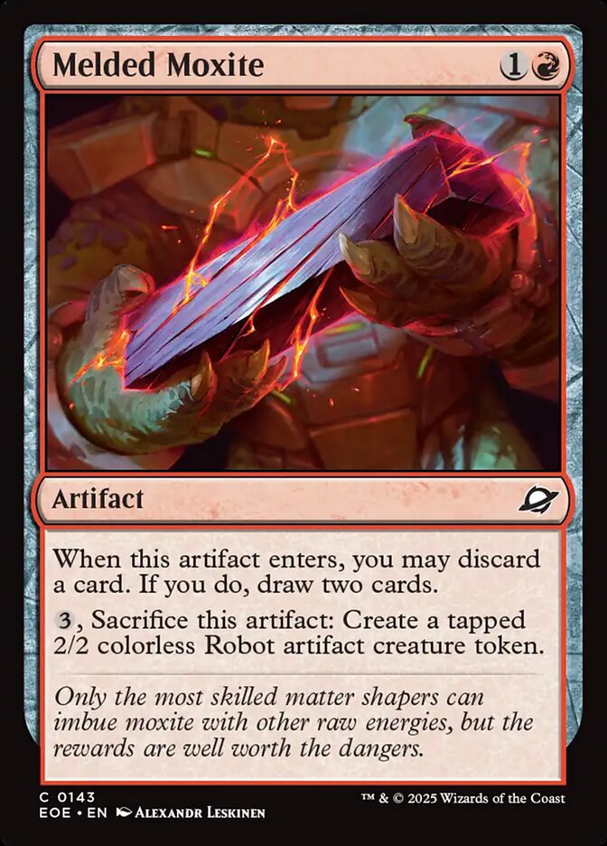 Melded Moxite, Edge Of Eternities Card Art