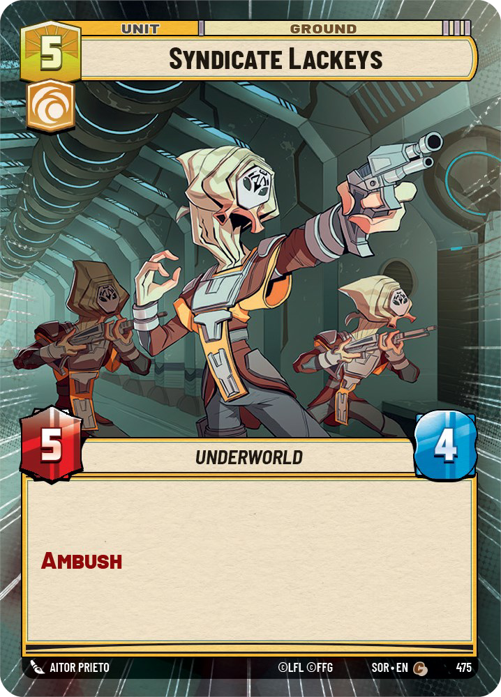 Syndicate Lackeys, Spark of Rebellion Card Art