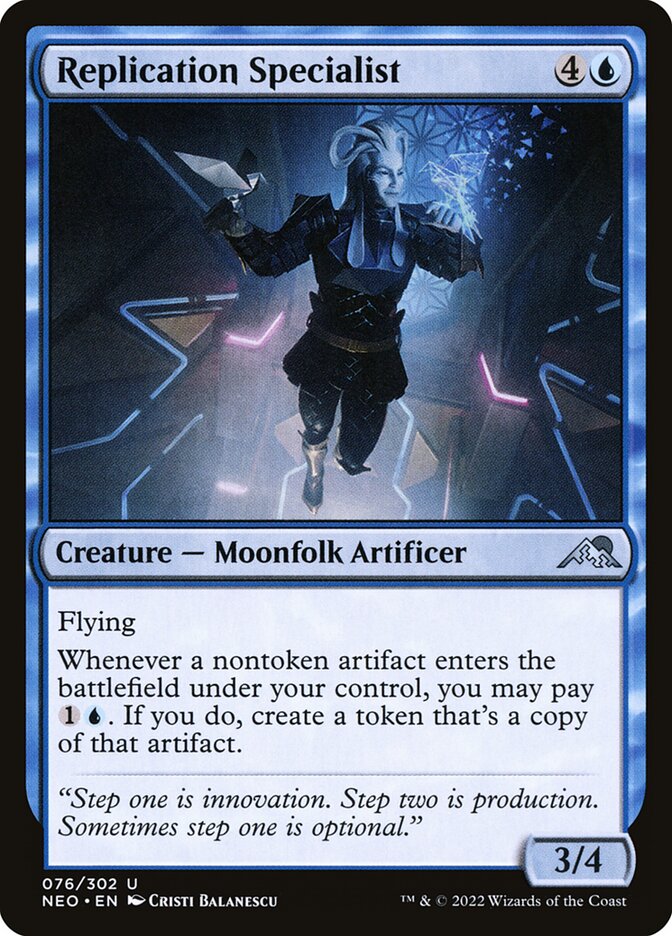 Replication Specialist, Kamigawa: neon dynasty Card Art