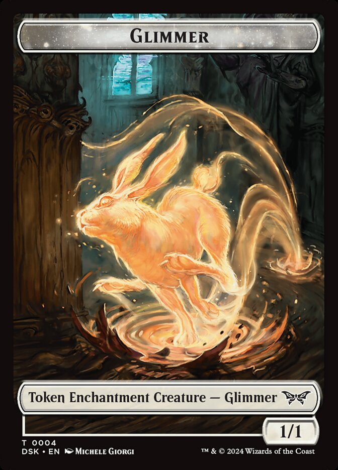Glimmer, Duskmourn: House Of Horror Tokens Card Art