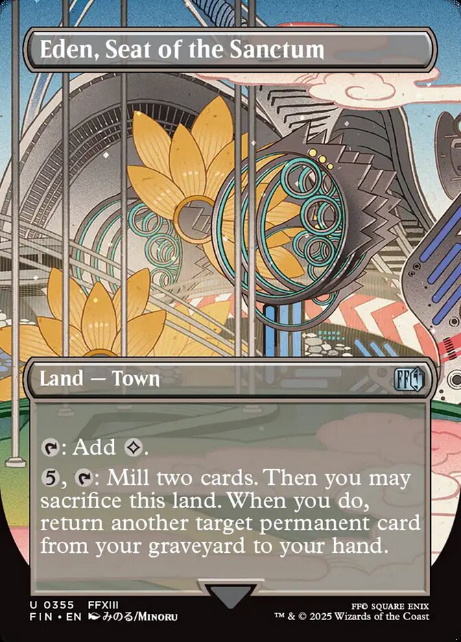 Eden, Seat of the Sanctum, Final fantasy Card Art