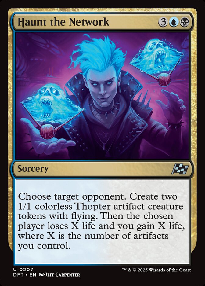 Haunt the Network, Aetherdrift Card Art