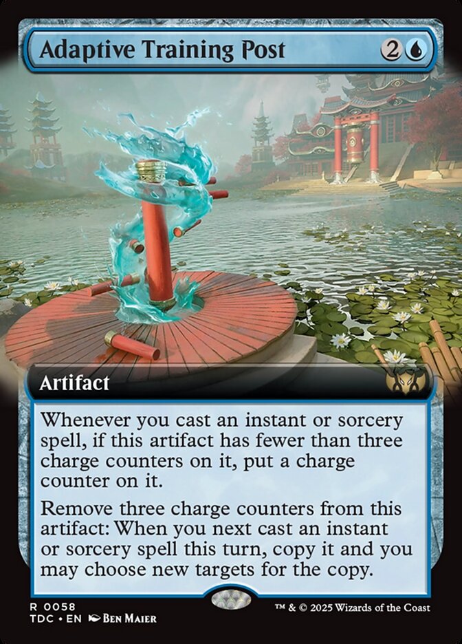 Adaptive Training Post, Tarkir: dragonstorm commander Card Art