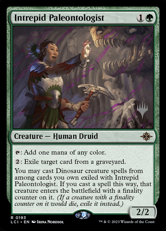 Intrepid Paleontologist, The Lost Caverns Of Ixalan Promos Card Art