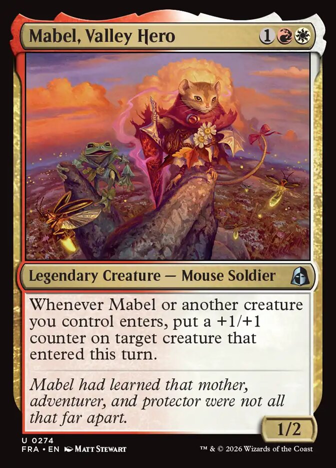Mabel, Valley Hero, Reality Fracture Card Art