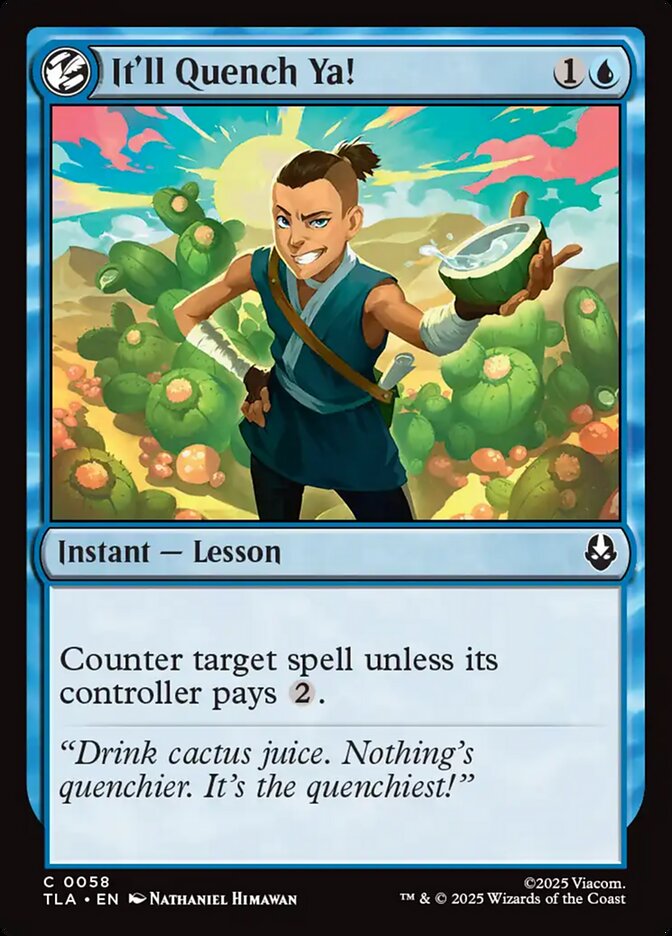 It'll Quench Ya!, Avatar: The Last Airbender Card Art