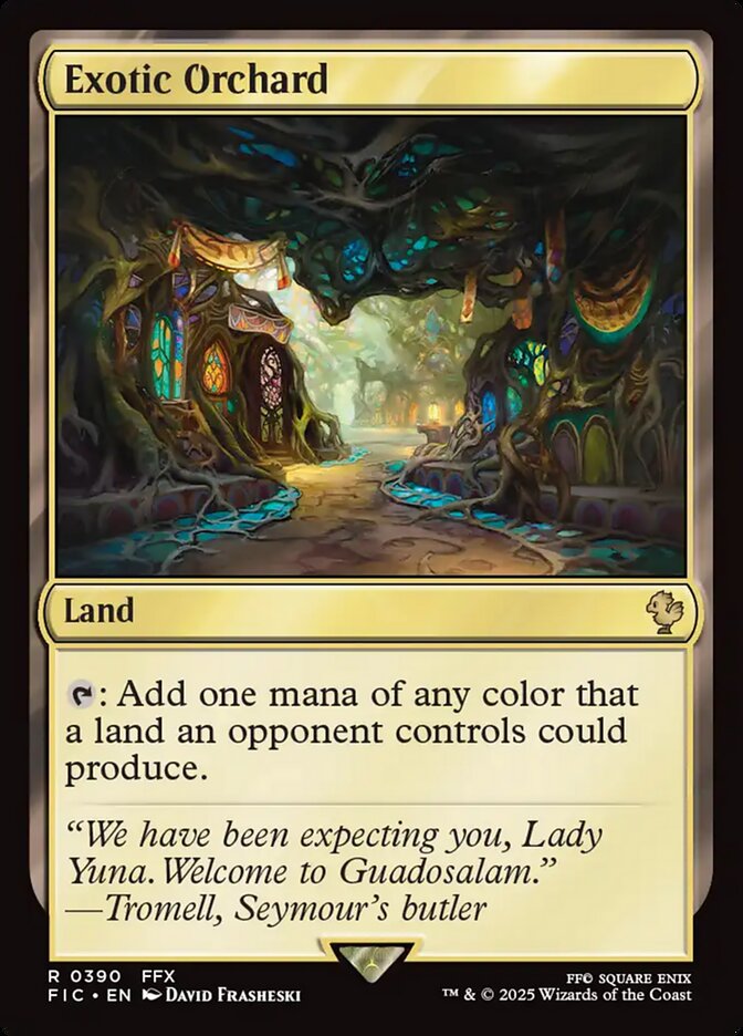 Exotic Orchard, Final fantasy commander Card Art