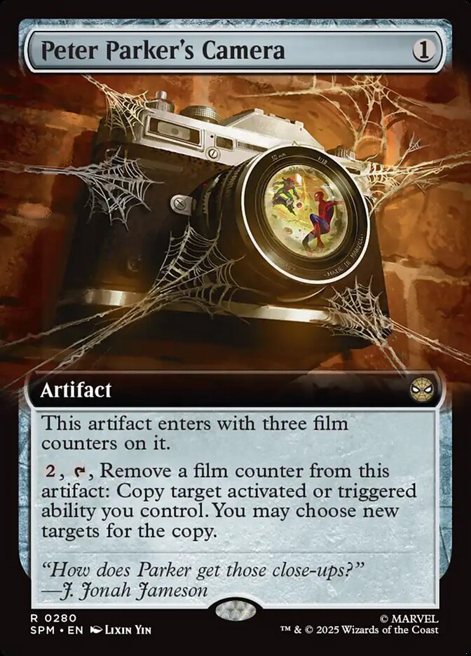 Peter Parker's Camera, Marvel'S Spider-Man Card Art