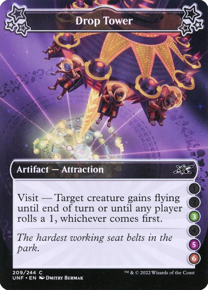 Drop Tower, Unfinity Card Art