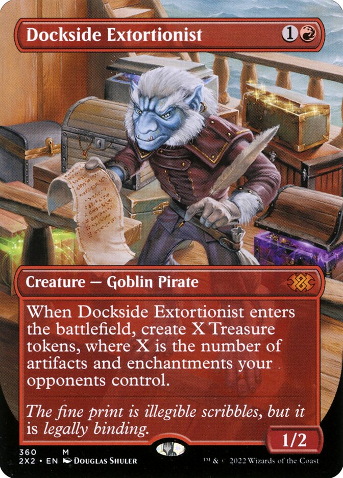 Dockside Extortionist, Double masters 2022 Card Art