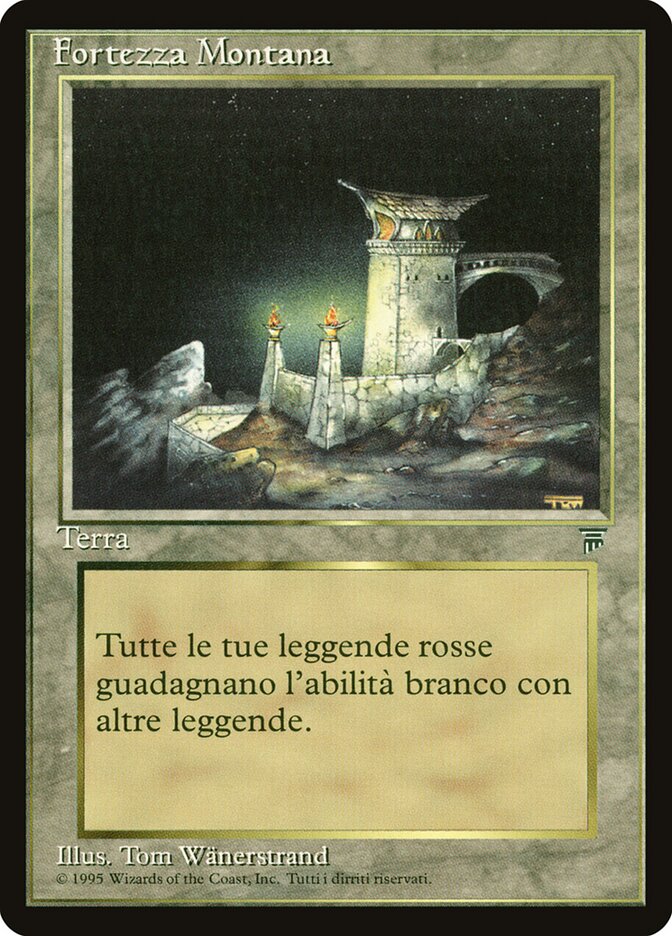 Mountain Stronghold, Legends Card Art