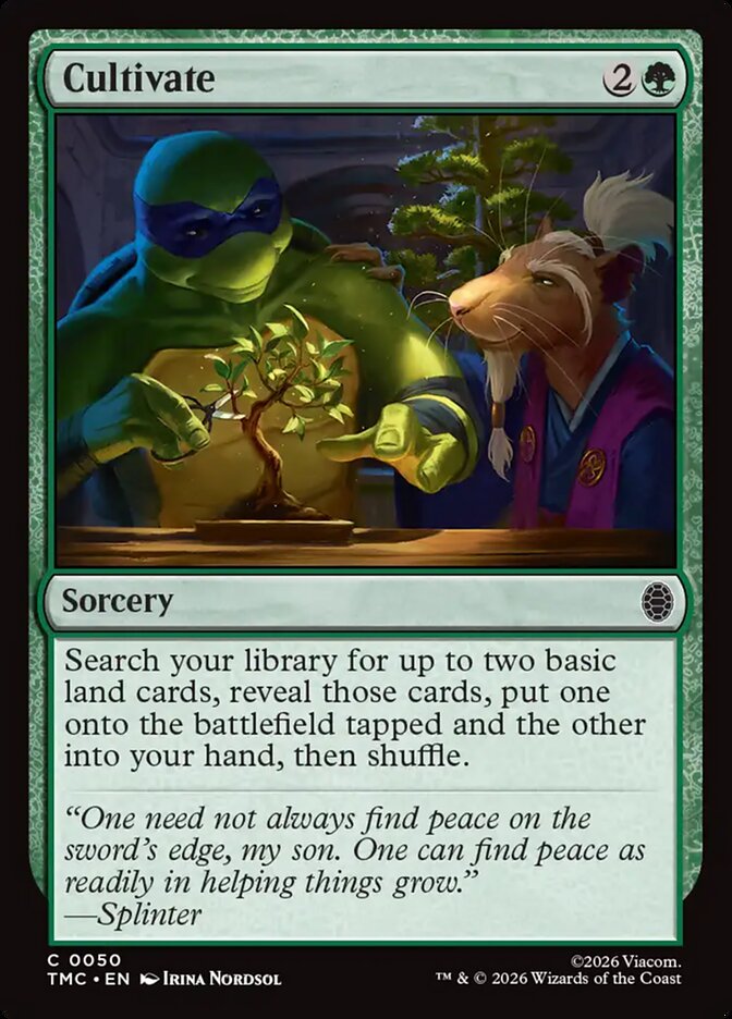 Cultivate, Teenage Mutant Ninja Turtles Eternal Card Art
